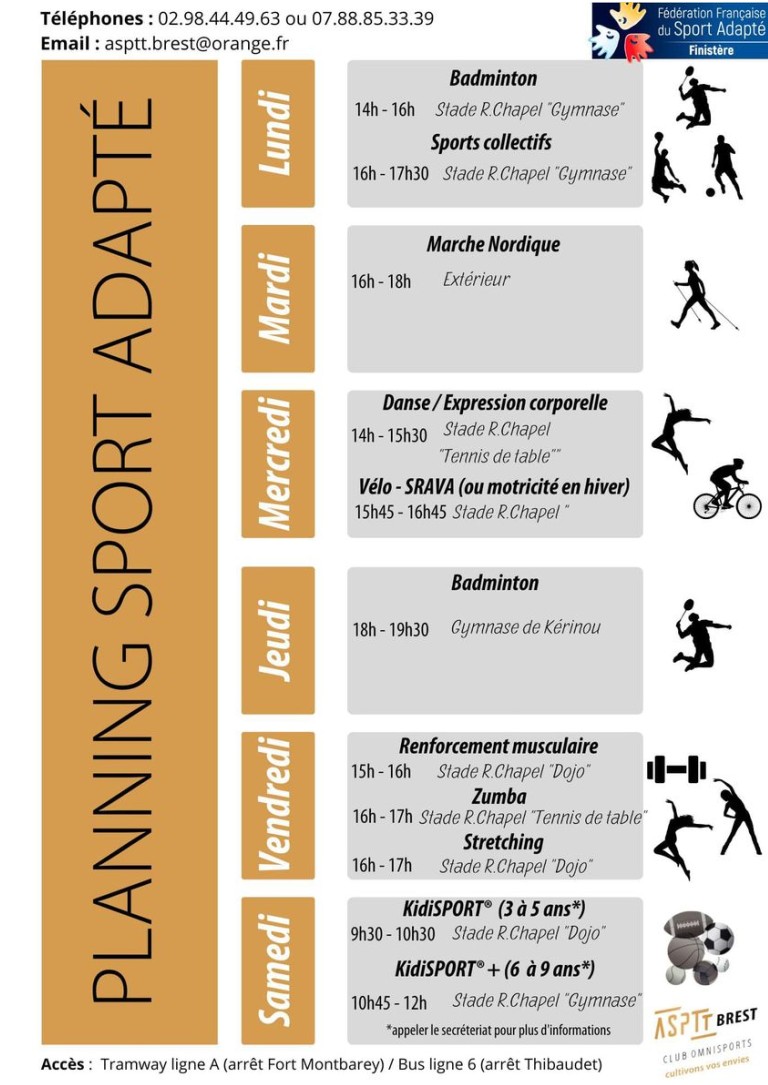 Multisport ASPTT Brest - Sport Adapté