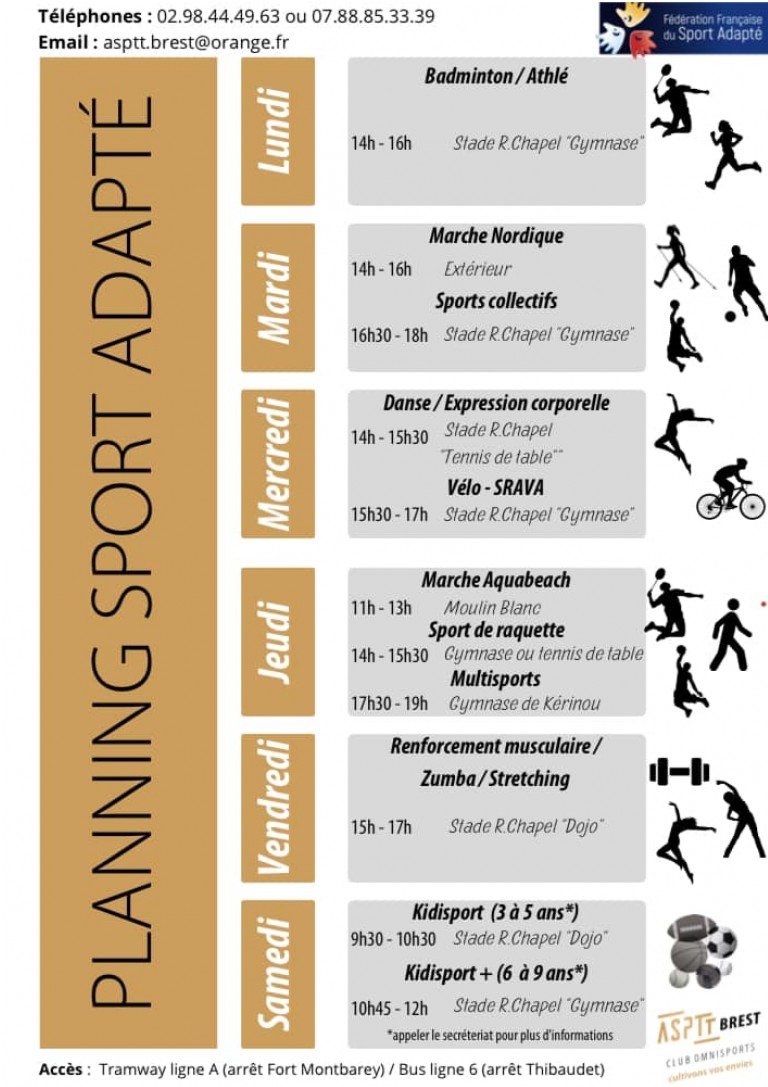 Multisport ASPTT Brest - Sport Adapté